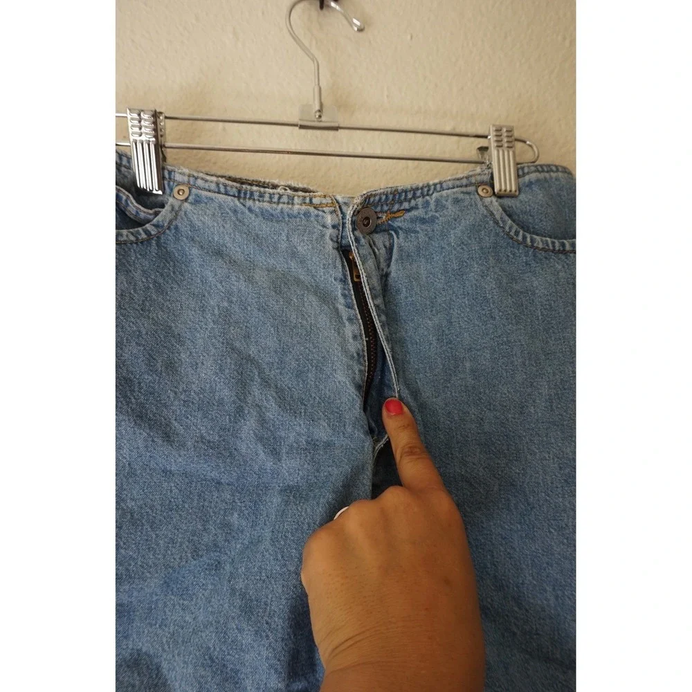 Forenza Denim Shorts 100% Cotton Vintage 90s high waist A-line grunge shorts